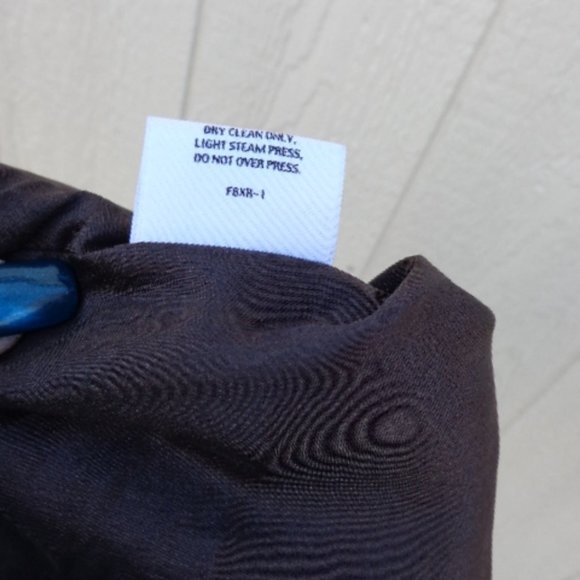 Fab Brown Textured Eileen Fisher Woman Silk Blend Open Jacket 2xl - Picture 9 of 16